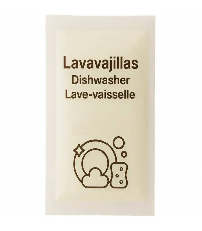 Sobre 15ml Lavavajillas Limón 1000uds Kit Limpieza Apartamentos Geyushi GY-BCLVV