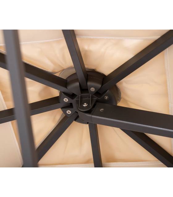 Parasol Lateral Doble 6x3m Forte Olefin Parasoles Grandes CONVA CO881OL