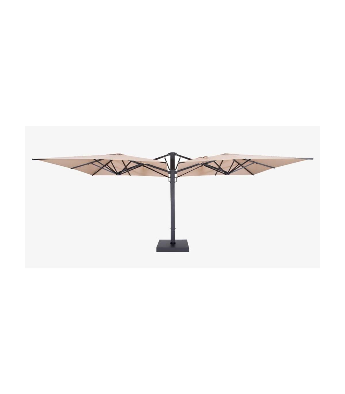 Parasol Lateral Doble 6x3m Masa Color Parasoles Grandes CONVA CO881MS