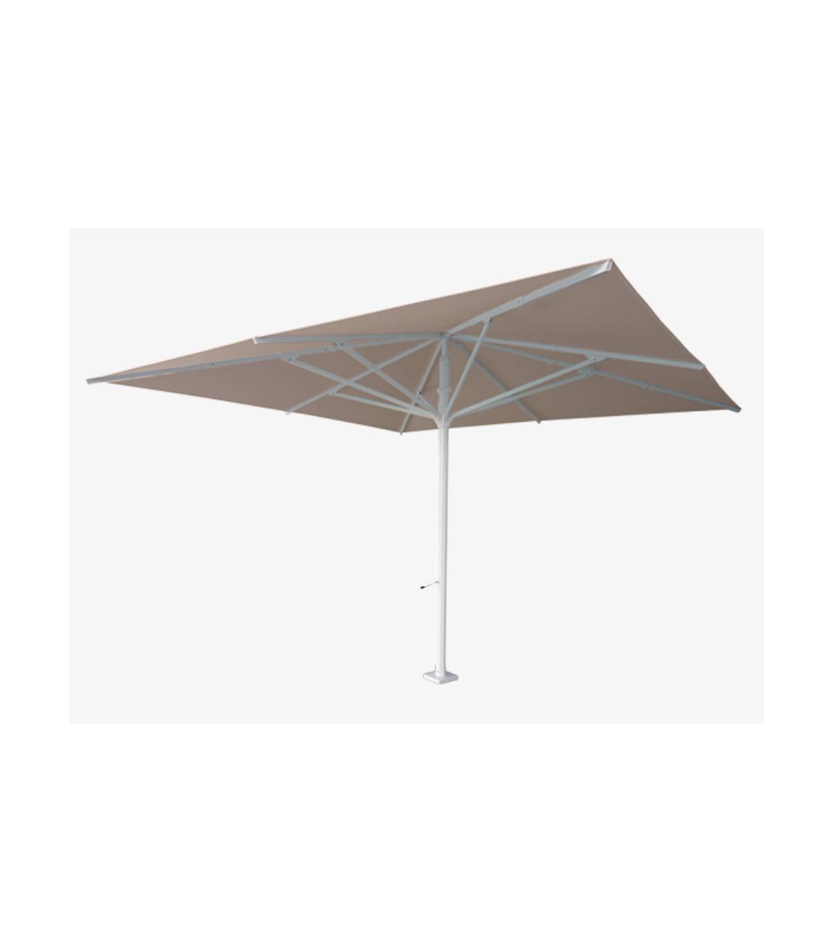 Parasol Terraza Giant 4x4 m Poliéster Beige Parasoles Grandes CONVA CO864P30
