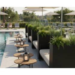 Separador Terraza Jardinera Cristal Separadores Terraza y Playa CONVA CO-SEPM100HCRE