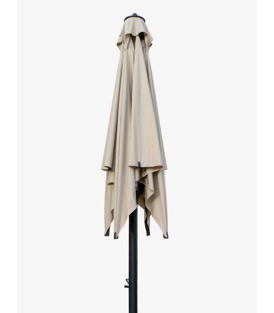 Parasol Rectangular 3x4 m Master Poliéster Beige Parasoles Grandes CONVA CO884P30