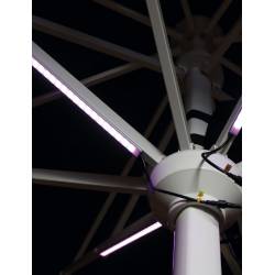 Iluminación Sombrilla LED conexión Red eléctrica Iluminación Parasoles CONVA CO-ILED50