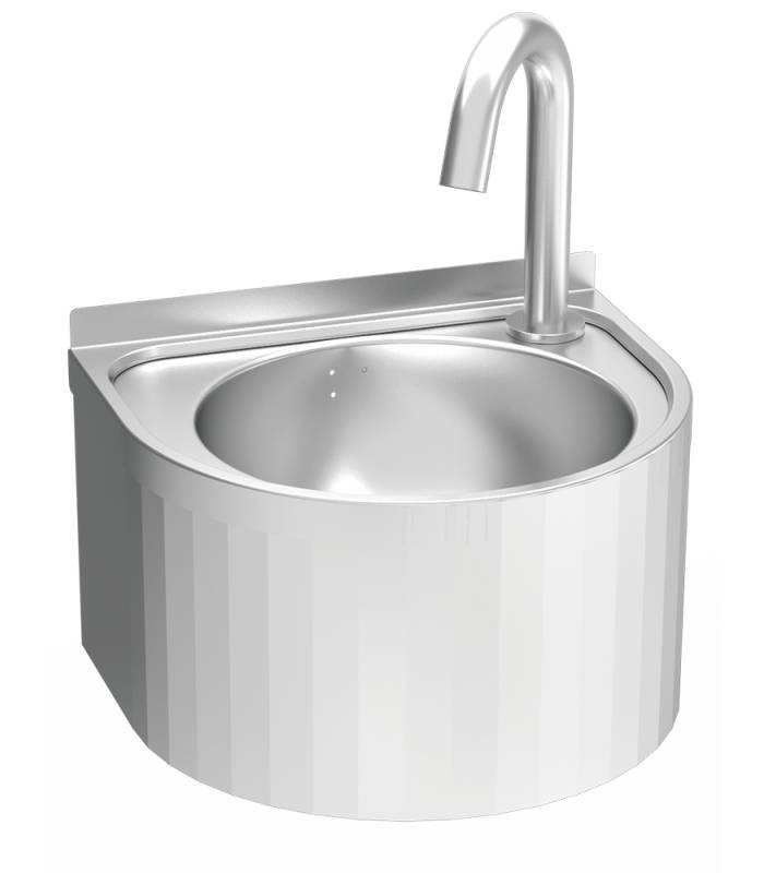 Lavamanos electrónico agua fría y caliente Lavamanos Inox Mural Fricosmos FC-061404