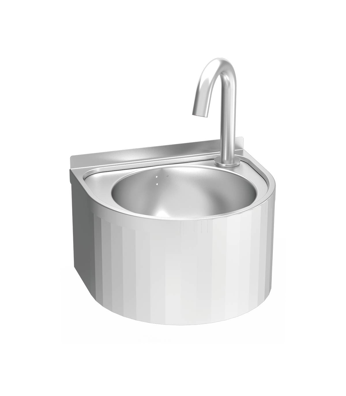 Lavamanos electrónico agua fría y caliente Lavamanos Inox Mural Fricosmos FC-061404