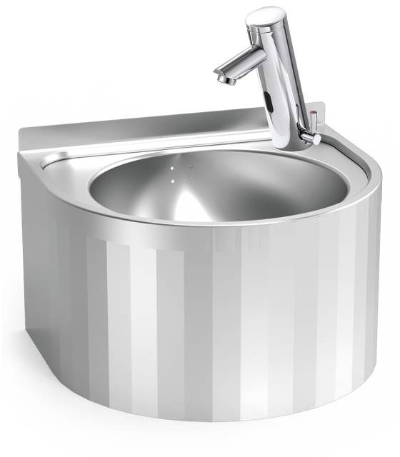 Lavamanos electrónico con selector de temperatura Lavamanos Inox Mural Fricosmos FC-061448