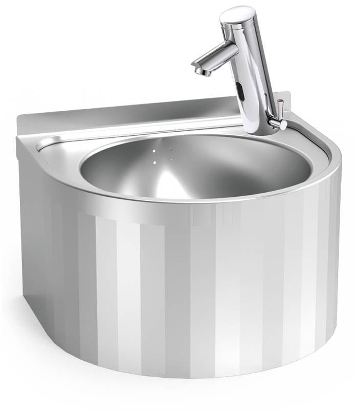 Lavamanos electrónico con selector de temperatura Lavamanos Inox Mural Fricosmos FC-061448
