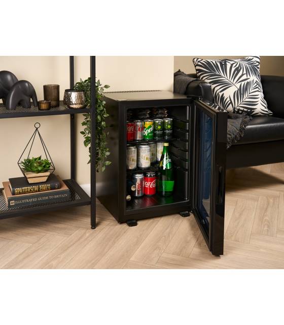 Minibar 40L Puerta Cristal Interior Negro Eton Corby Minibar Hotel Corby of Windsor CW-27090