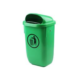Papelera de Farola 50L Verde Papeleras Urbanas  LY13002750