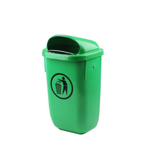 Papelera de Farola 50L Verde Papeleras Urbanas  LY13002750