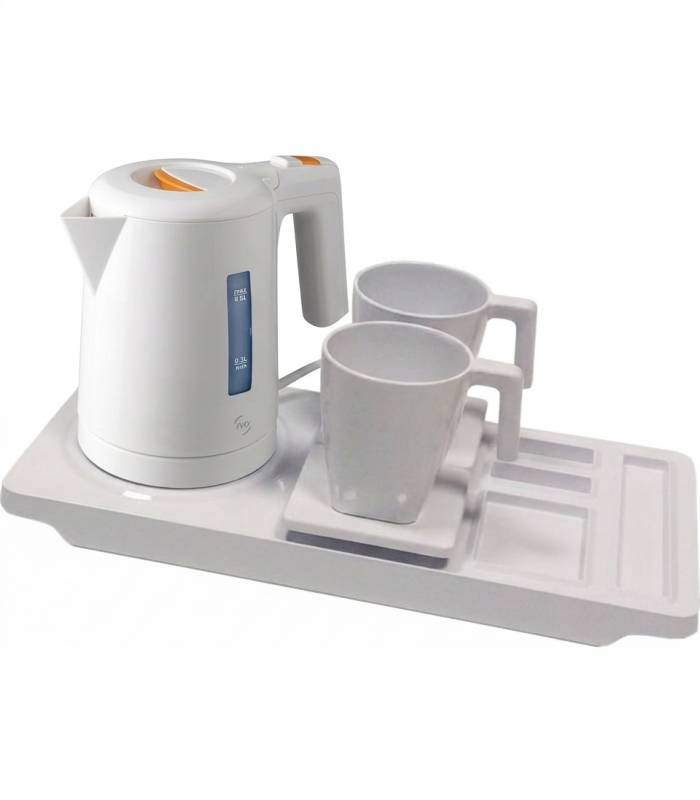 Conjunto Hervidor Blanco Duschesse JVD Conjuntos Kettles JVD JV866DBL