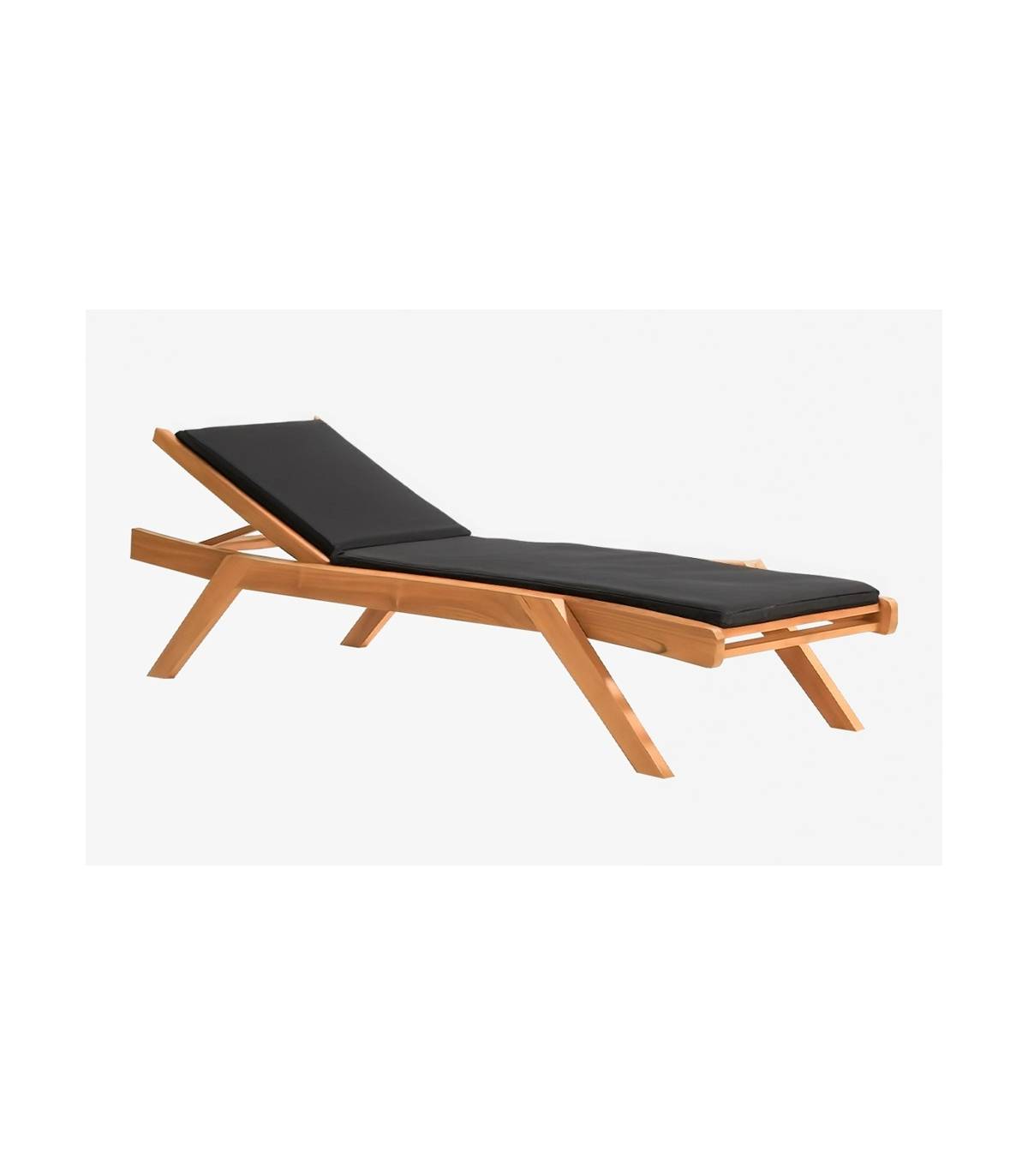 Tumbona reclinable madera teca tejido náutico Tumbonas CONVA CTK-T60NC