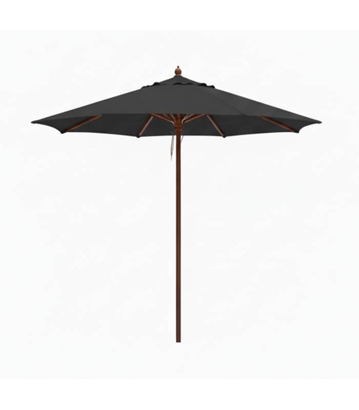 Sombrilla Madera Plus Redonda Ø2m Olefin Parasoles Redondos CONVA CO841OL