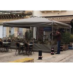 Conjunto Parasol con Cerramiento 4m Base con Ruedas Conva Cerramiento Parasoles CONVA CO-894.802412OL.BASE01