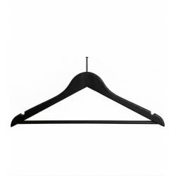 Percha Madera Negra Antirrobo 100 uds. Perchas Armario  PC903061-GS