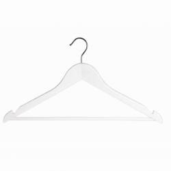 Percha de Madera Blanca 100 uds. Perchas Armario  PC903060