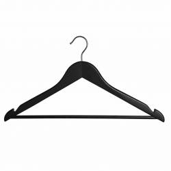 Percha de Madera Negra 100 uds. Perchas Armario  PC903061