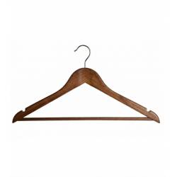 Percha de Madera Nogal 100 uds. Perchas Armario  PC903064