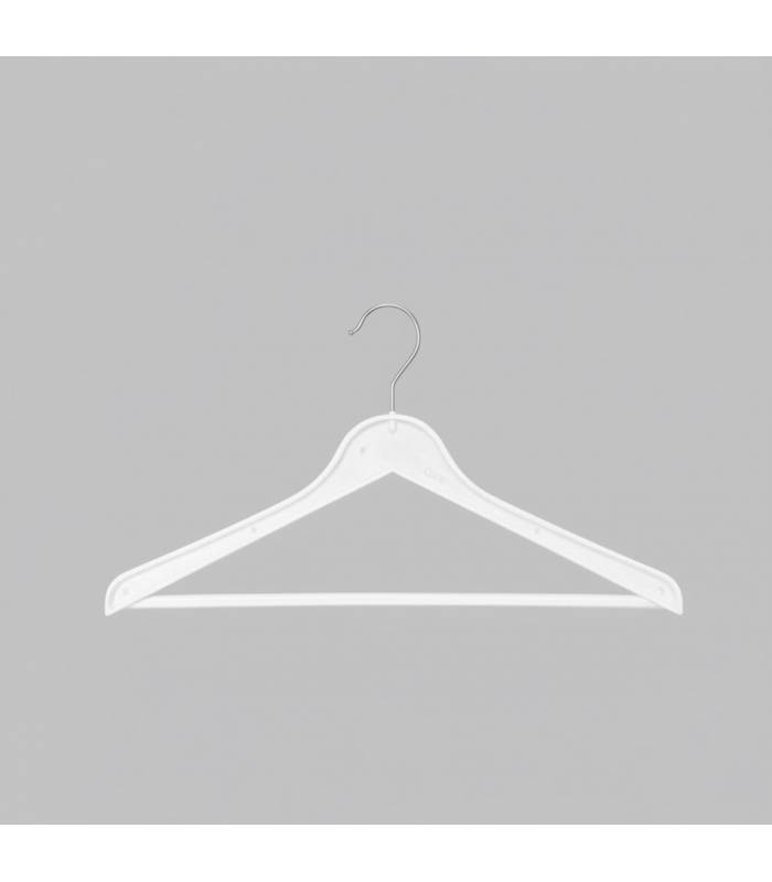 Percha plástico Blanca con gancho Perchas Armario  PC51010