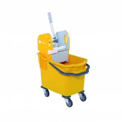 Cubo fregar con prensa 25L Tank Delta Amarillo Cubos Fregar Profesionales LYTEC LY10000203