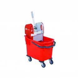 Cubo fregar con prensa 25L Tank Delta Rojo Cubos Fregar Profesionales LYTEC LY10000207