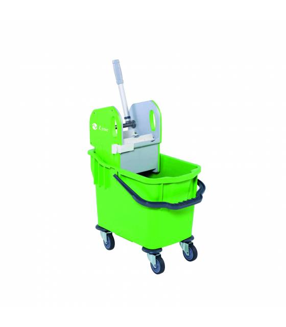 Cubo fregar con prensa 25L Tank Delta Verde Cubos Fregar Profesionales LYTEC LY10000209