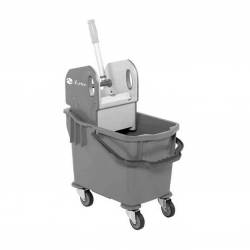 Cubo fregar con prensa 25L Tank Delta Gris Cubos Fregar Profesionales LYTEC LY10000267
