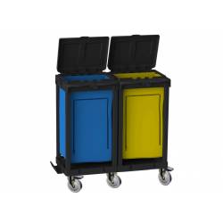 Carro Portabolsas Doble con Saco Amboto Staff Carros Portabolsas LYTEC LY10002301