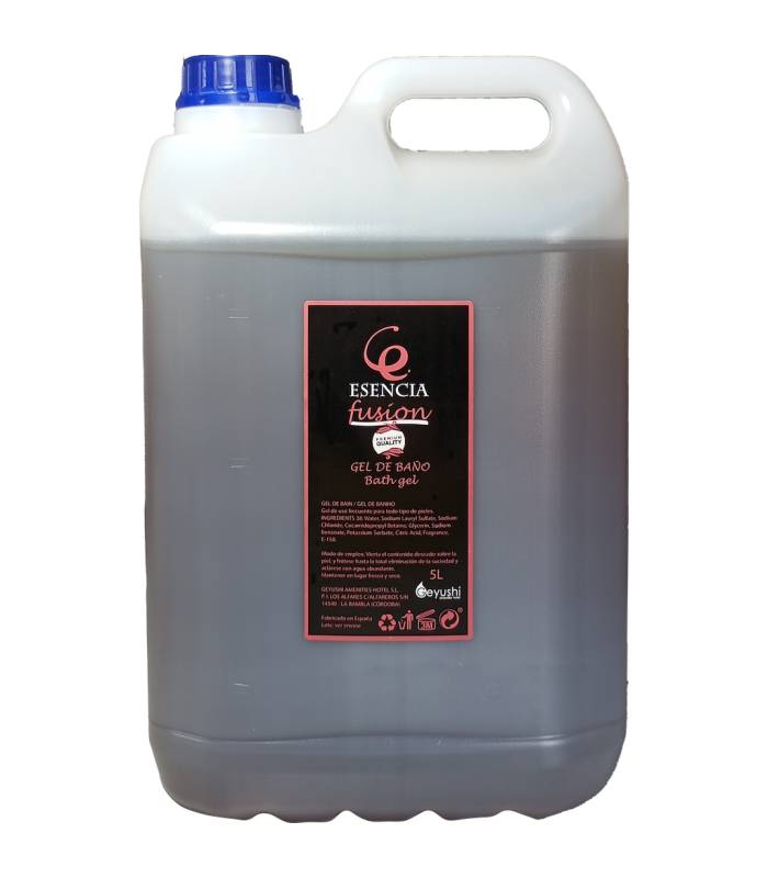 Gel de Baño Esencia Caramelo 5L 4uds Gel y Jabón Geyushi GY-GG5LEF