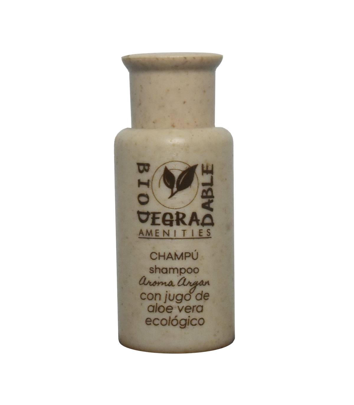 Champú Biodegradable Aloe 30ml Aroma Argán 500uds Champú Geyushi GY-BCHBIOD