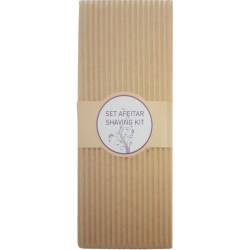 Set de Afeitar + Tubo Crema Geyushi Romero 500 uds Amenities Geyushi GY-SAFRB