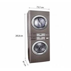 Columna Lavandería Autoservicio con Monedero 15Kg LG Titan Lavandería Autoservicio  LG-LAV.SEC.AU15MI