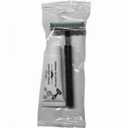 Set Afeitar con Crema Serie Celofán 500 uds Amenities Geyushi GY-SETCAT8