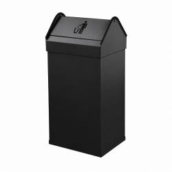 Papelera Cabezal Basculante en Negro 40L Papeleras  LY13002090B