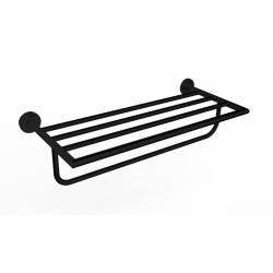 Toallero de Repisa con barra Colgador Negro Universal Toalleros  LY11000222