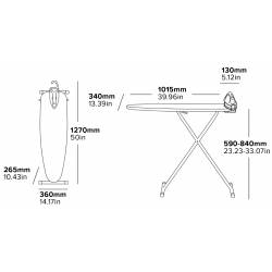 Conjunto de planchado vapor Premium Oxford Planchas y Tablas Planchar Corby of Windsor CW-27426