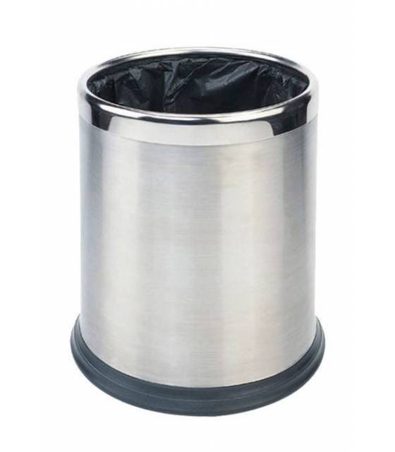 Papelera escritorio Inox Satinada 10L Papeleras Habitación  JV8991007
