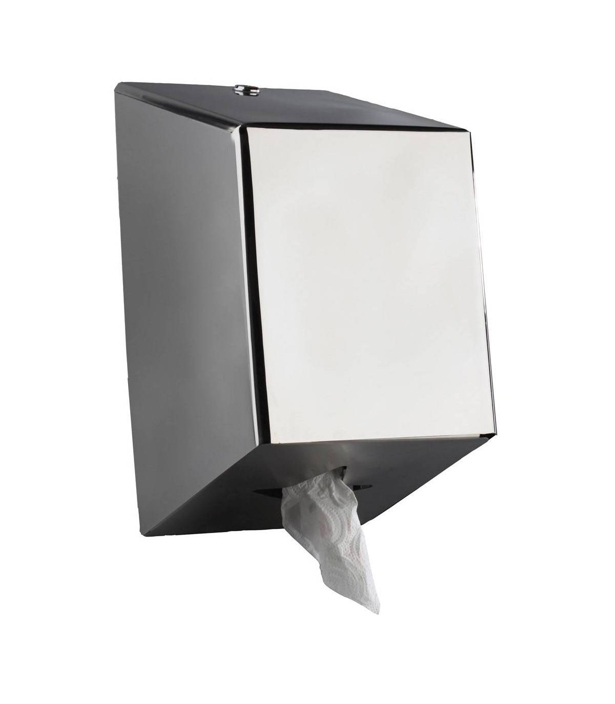 Dispensador Papel Mecha Inox Brillo Dispensadores Rollo Secamanos  JVE4010SSB
