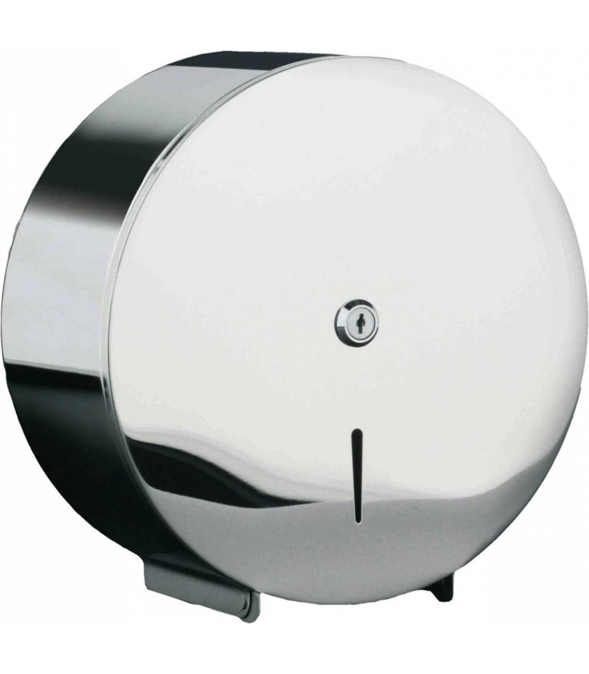 Portarrollos Jumbo Acero Inox Brillo Dispensadores papel higiénico  JV899626