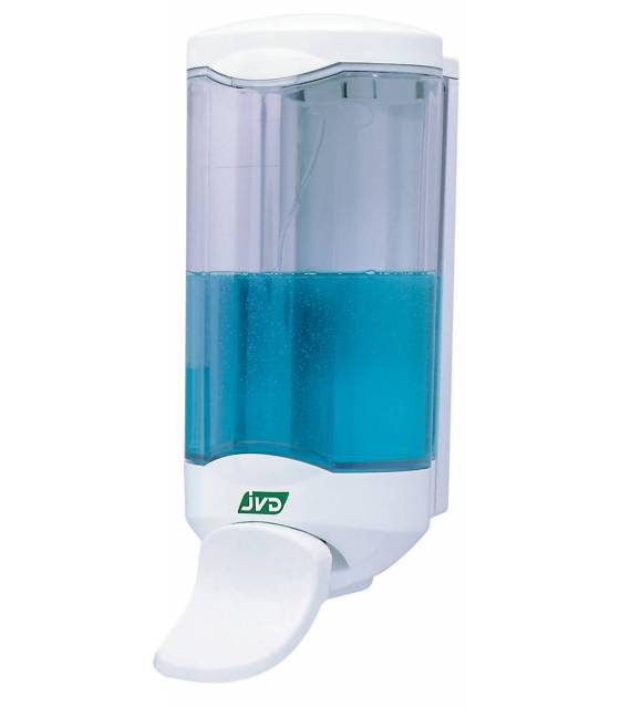 Dosificador jabón Crystal 1000 ml Codo Dispensadores Jabón JVD JV844103