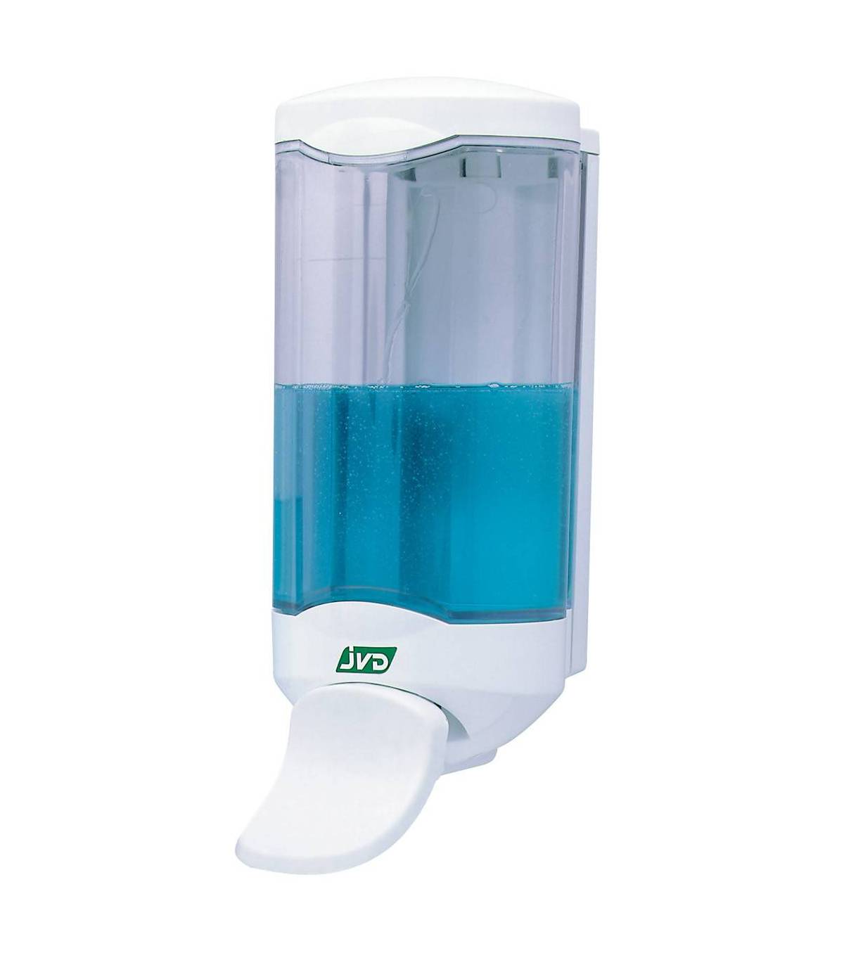 Dosificador jabón Crystal 1000 ml Codo Dispensadores Jabón JVD JV844103