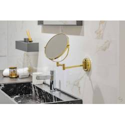 Espejo de Aumento Dorado Doble Cara Espejos de Aumento JVD JV8661511