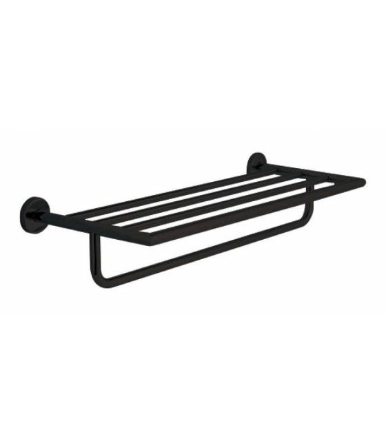 Toallero ducha respisa negro mate JVD Toalleros JVD JV8991542