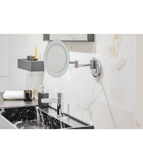 Espejo Aumento Led 220V Celeste Espejos de Aumento JVD JV8661651