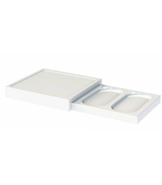 Bandeja Amenities doble blanca Orchestro Bandejas Amenities JVD JV8661587