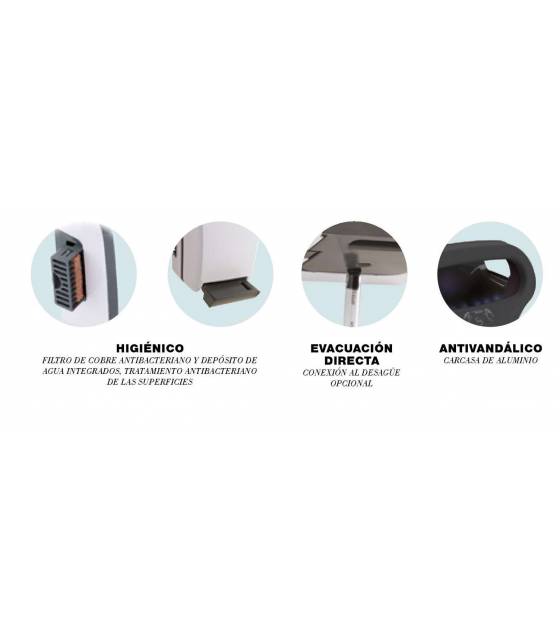 Secamanos Adaptado Negro Mate ExpAir JVD Secamanos Aire Forzado JVD JV8111376