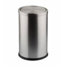 Papelera Escritorio Basculante Inox 10L Papeleras Habitación  LY13002200