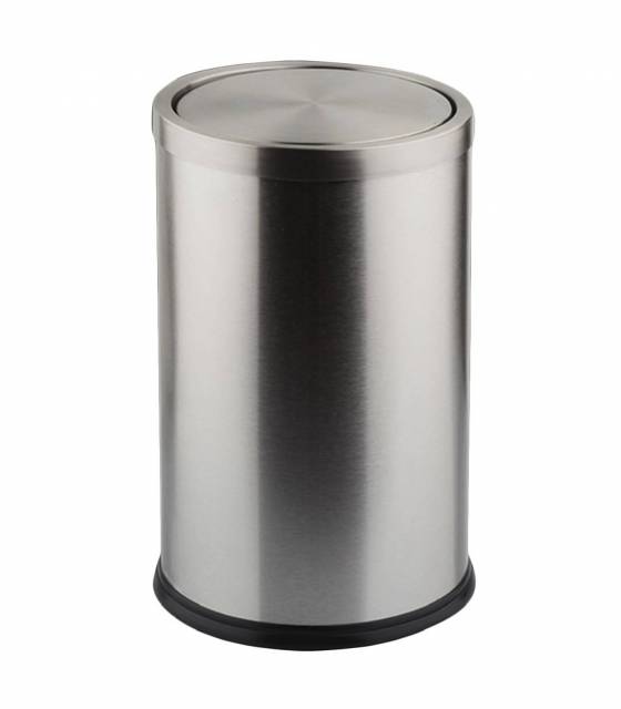 Papelera Escritorio Basculante Inox 10L Papeleras Habitación  LY13002200