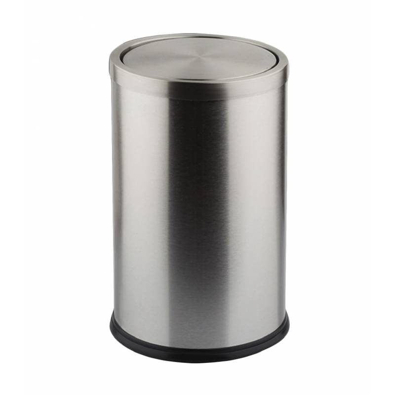 Papelera Escritorio Basculante Inox 10L Papeleras Habitación  LY13002200