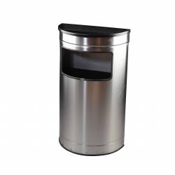 Cenicero Papelera Semicircular Inox Ceniceros  LY13002630